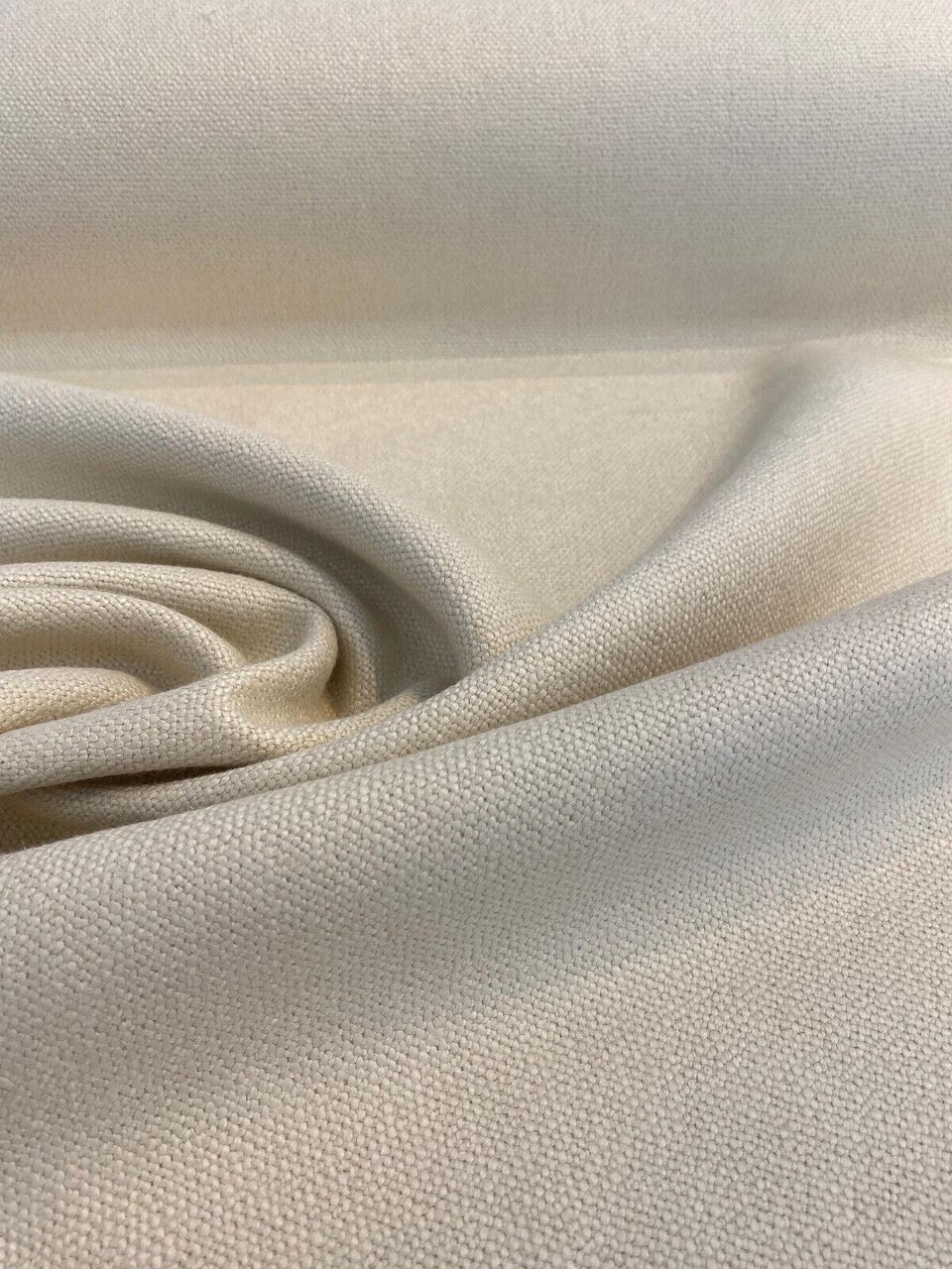 1 Yard Fauna Linen Beige Tailored Italian Heavy Upholstery Fabric 55 to 56 Inches Wide